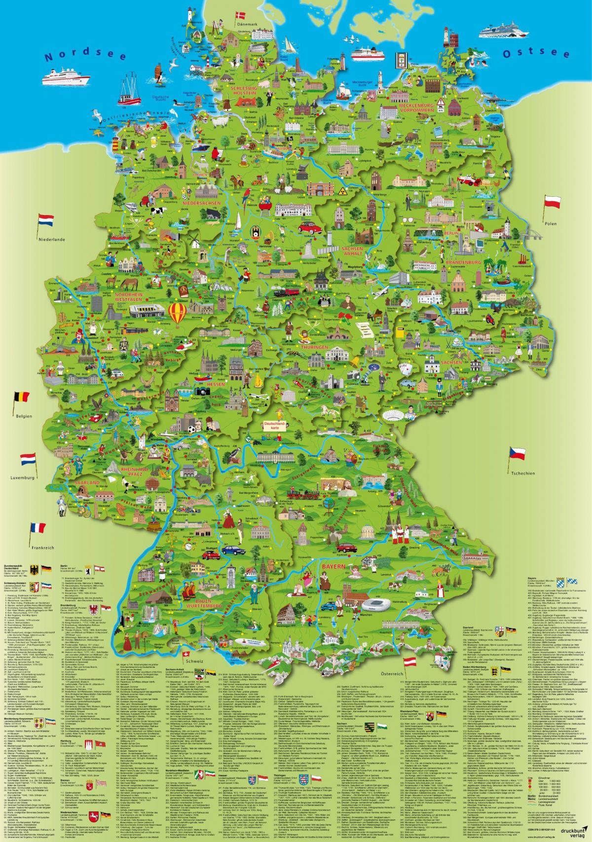 reizen Duitsland kaart bekijken