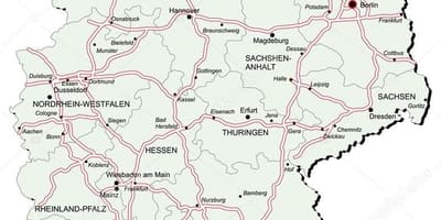 Duitsland autobahn kaart
