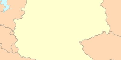 Kaart van Duitsland leeg